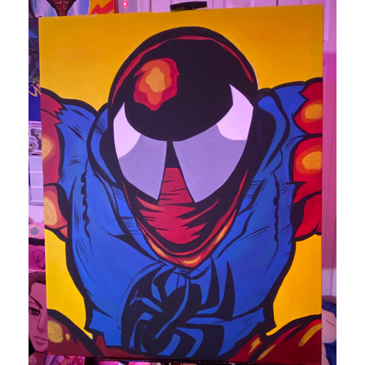 One of One Canvas "Scarlet Spider" Souly Art